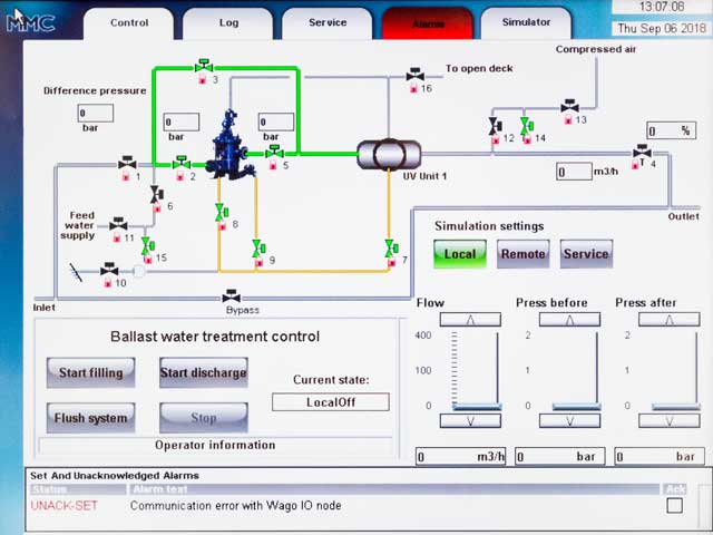 Graphics: NGT BWMS Control Center screenshot